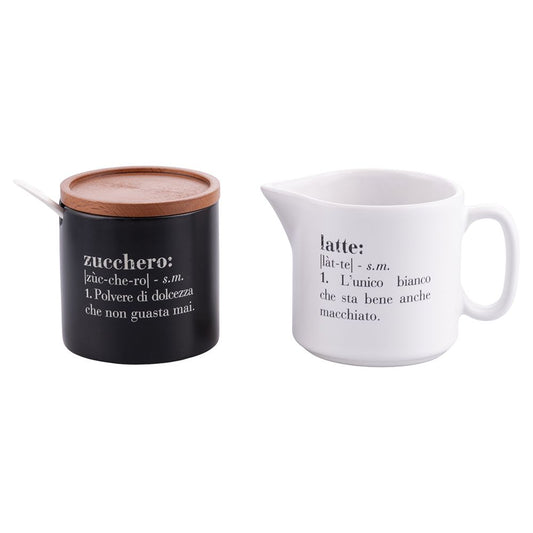 Villa d Este Home Tivoli Set zuccheriera e lattiera, Victionary