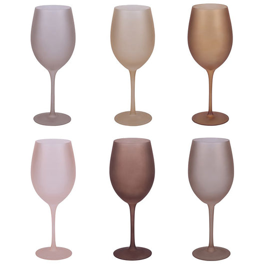 Set 6 calici 650 ml frosted, Happy Hour Chocolate Villa d Este Home Tivoli