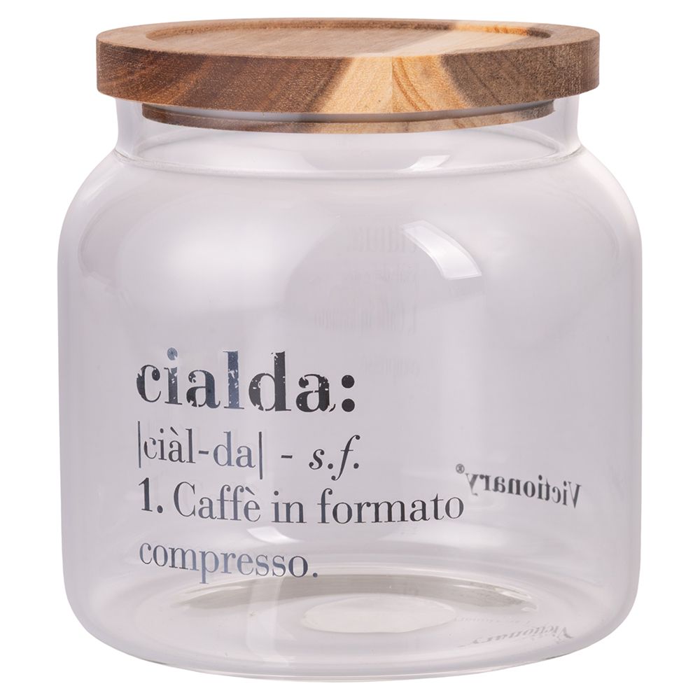 Barattolo "CIALDA" in borosilicato e acacia, Villa d Este Home Tivoli Victionary (Copia)
