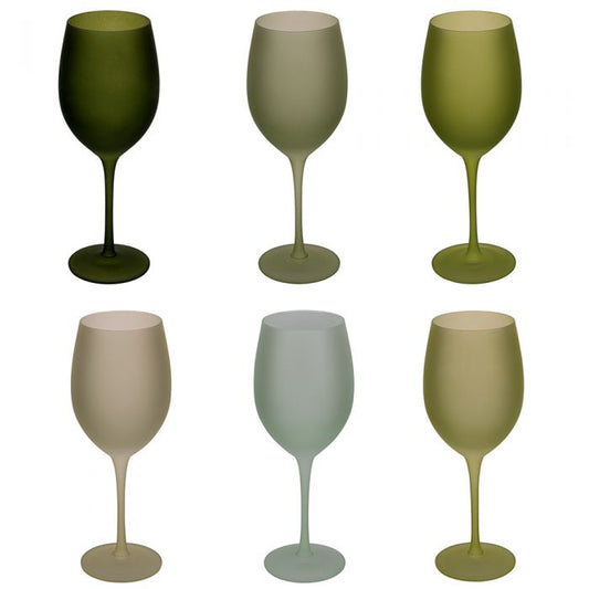 Set 6 calici 650 ml frosted, Happy Hour Greenery Villa d Este Home Tivoli