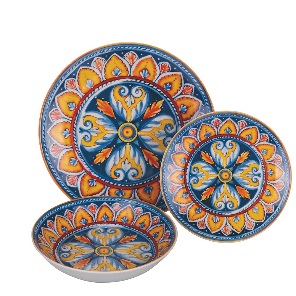 Villa d Este Home Tivoli Servizio piatti 18 pezzi in porcellana, La Tradizione