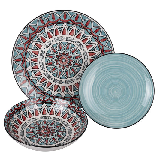 Villa d Este Home Tivoli Servizio piatti 18 pezzi in porcellana Maya