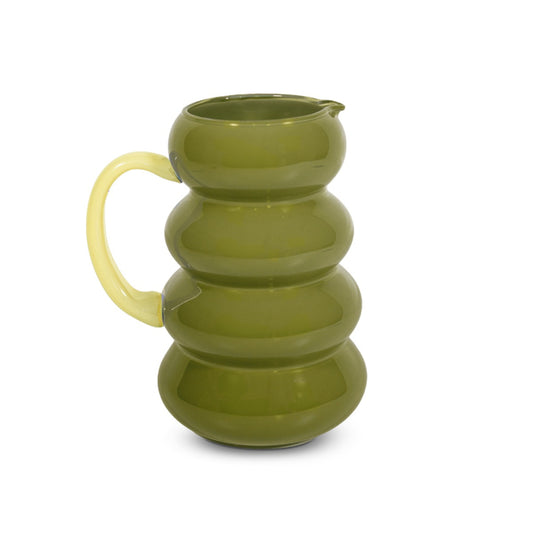 Brocca in vetro. Capacità 1.5L. Colore verde WD LIFESTYLE