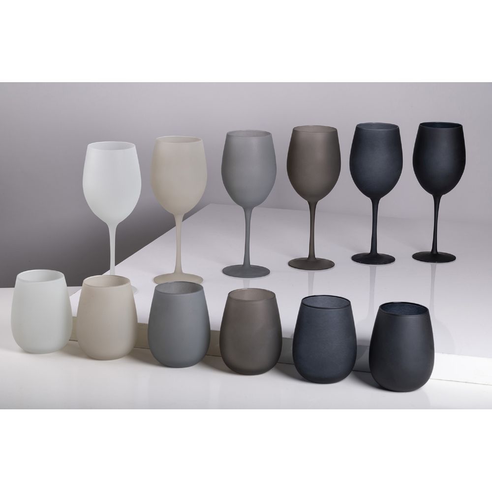 Set 6 calici 650 ml frosted, Happy Hour Stones Villa d Este Home Tivoli