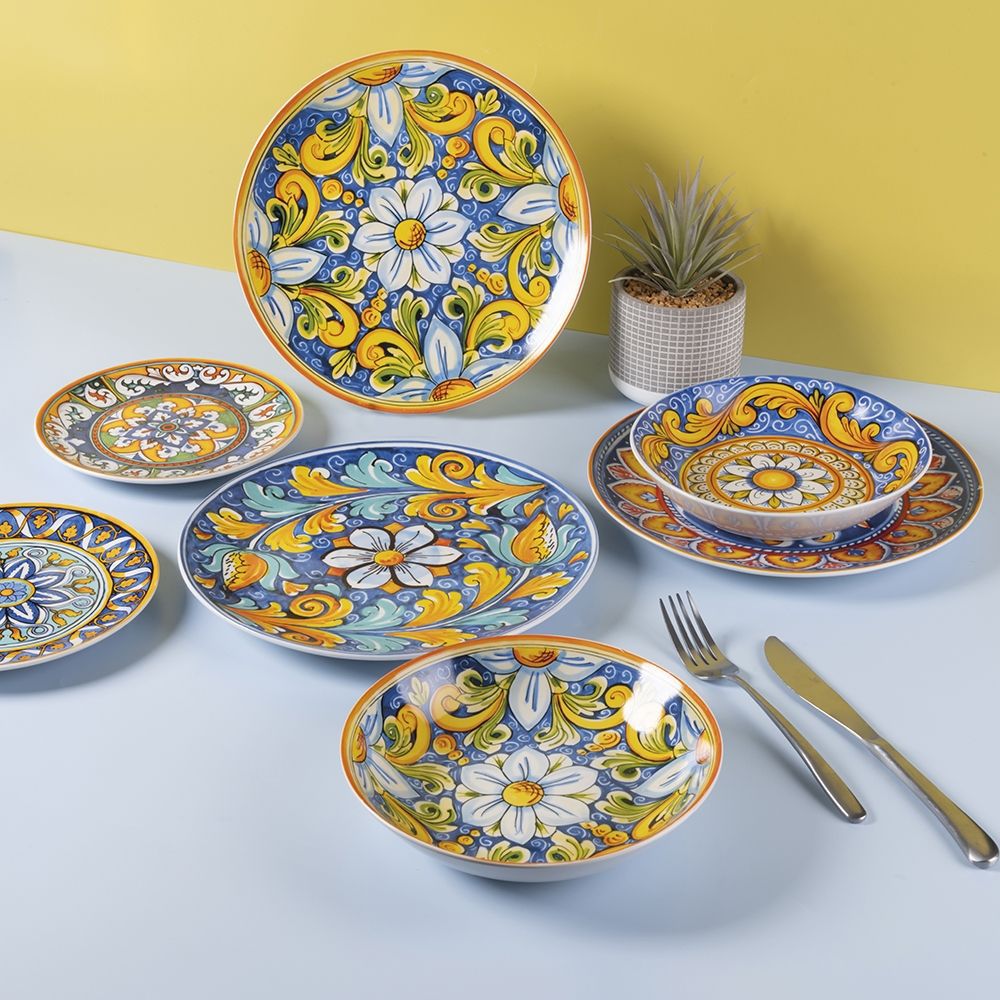 Villa d Este Home Tivoli Servizio piatti 18 pezzi in porcellana, La Tradizione