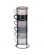 Set 6 tazzine caffè 90 ml con stand Villa d'Este Victionary Week